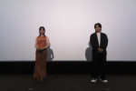 ドラマ『もしも世界に「レンアイ」がなかったら』放送記念上映イベントに出席した（左から）島崎遥香、ISSEI