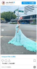 岡崎紗絵、海外で撮影した美しいオフショットを多数公開　※「岡崎紗絵」インスタグラム