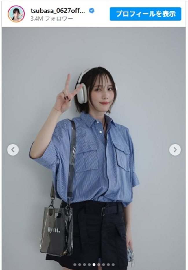 本田翼、かわいい私服ショットでファンを魅了 ※「本田翼」インスタグラム