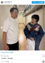 森七菜、ダイアンの単独ライブで念願の津田篤宏と対面！　※「森七菜」インスタグラム