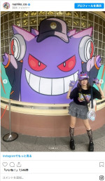 桃月なしこ、”推し”とのUSJハロウィンを満喫　※「桃月なしこ」インスタグラム