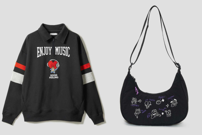 BT21×「グラニフ」コラボに新作！　メンバーのダンス姿を刺しゅうしたジャケットなど全15種登場