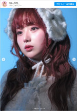 希空、雑誌撮影のオフショット　※「希空」インスタグラム
