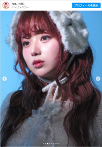 希空、雑誌撮影のオフショット　※「希空」インスタグラム