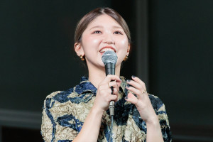 「WRESTLE KINGDOM 20 in 東京ドーム 棚橋弘至引退」公開記者会見に登場した竹内朱莉