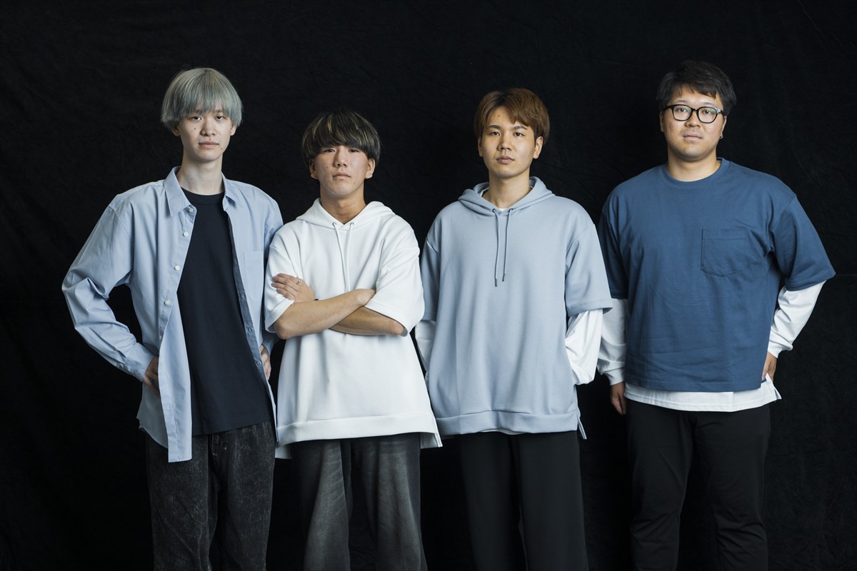 (左から)Wqtagashi選手、Right選手、5CG選手、こんちゃんコーチ