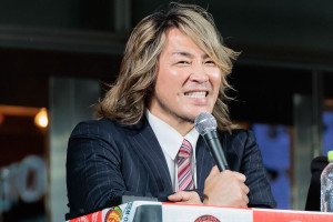 「WRESTLE KINGDOM 20 in 東京ドーム 棚橋弘至引退」公開記者会見に登場した棚橋弘至