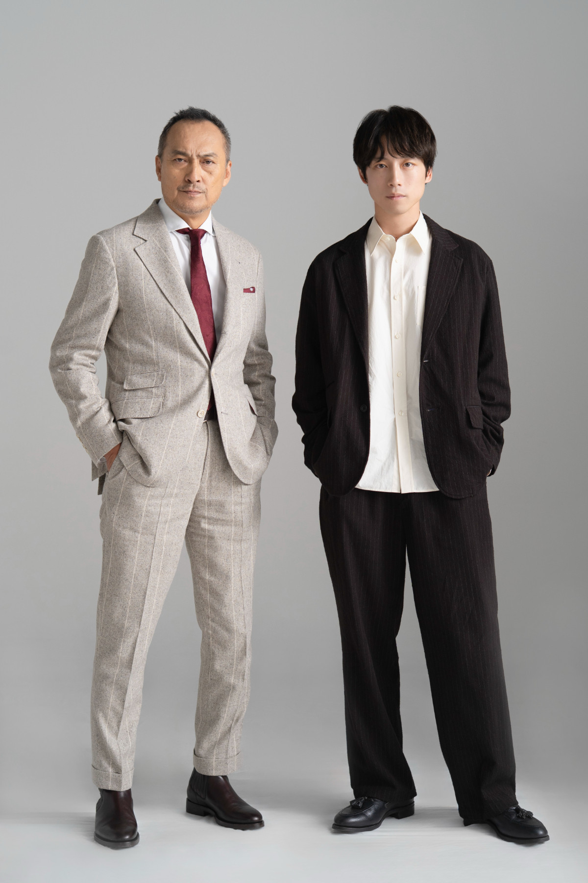 坂口健太郎へ渡辺謙からエール「恐れることなく、挑戦し続けてほしい」 息ぴったりの撮影は同じ“ボケ”で大笑い