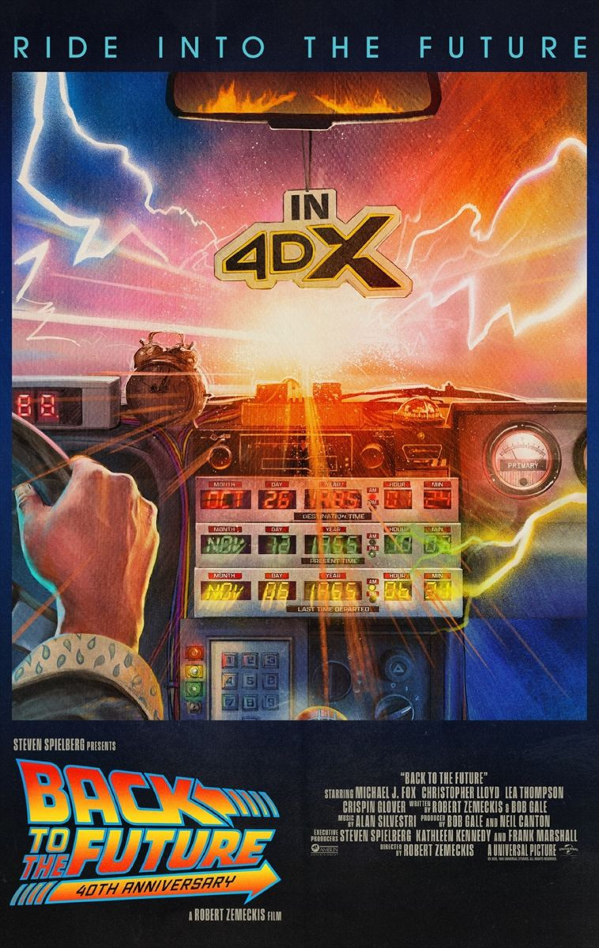 『バック・トゥ・ザ・フューチャー』史上初のIMAX上映も決定! 疾走感あふれる特別ビジュアル到着