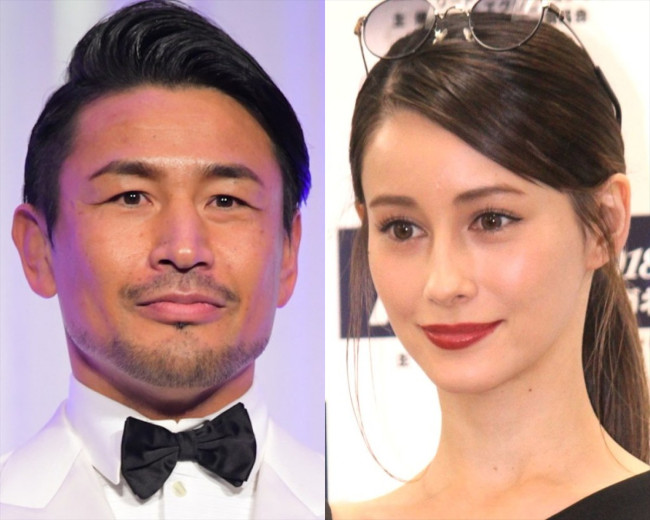 (左から)魔裟斗、ダレノガレ明美