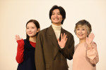 プレミアムドラマ『終活シェアハウス』合同取材会の様子