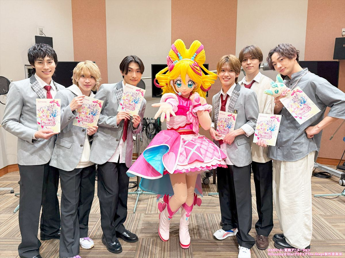 “男子プリキュア”メンバーが『キミプリ』出演！　アフレコレポート到着　コラボダンス動画第2弾も