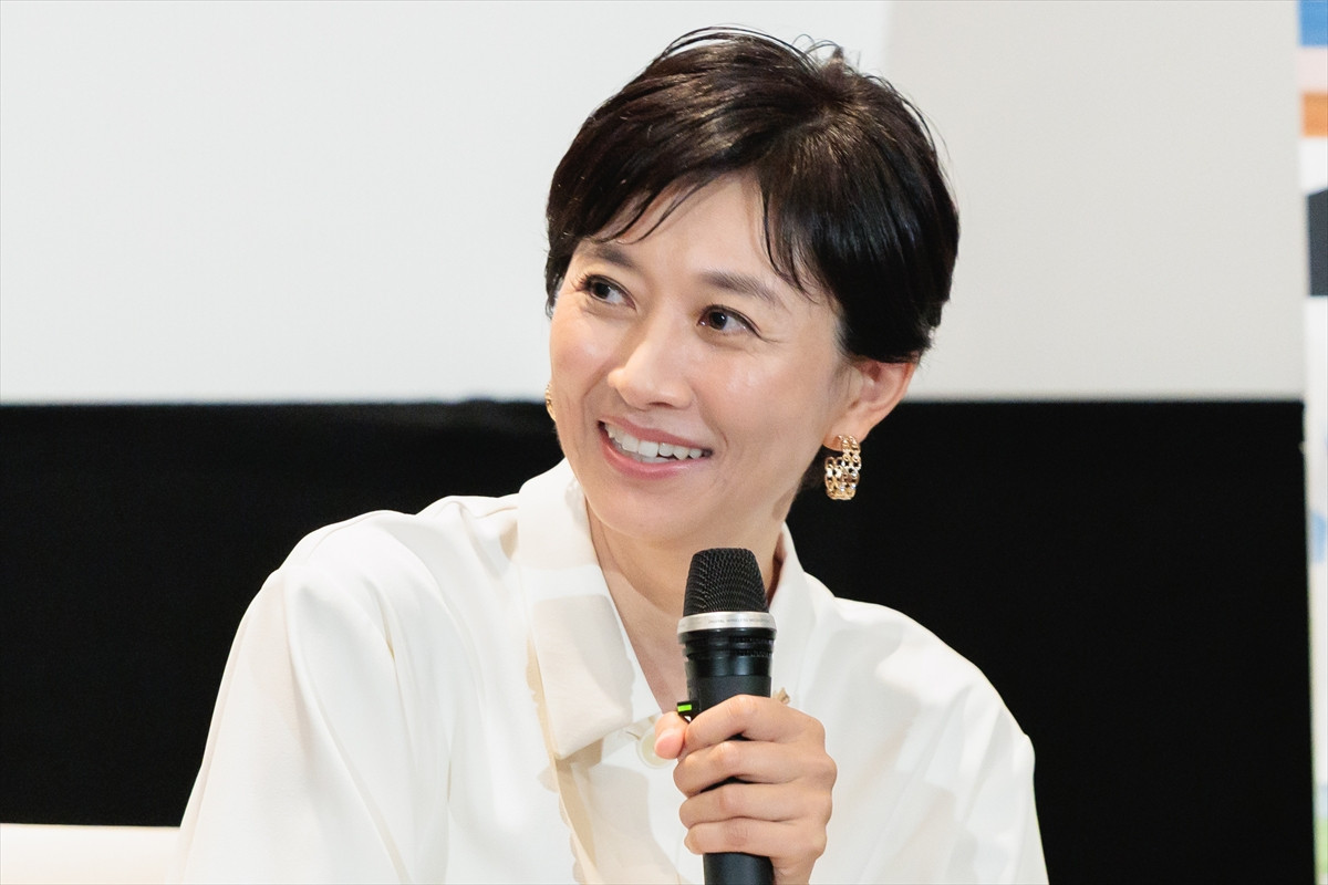 15年ぶり映画出演の菊川怜、日本酒片手にトークショー「ちょっと酔ってます」「何を言ってるのかだんだん分からなくなってきました」