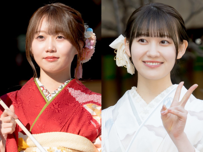 (左から)乃木坂46・矢久保美緒、松尾美佑