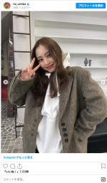 いつもと雰囲気全然ちがう！　大人メイクのだーりお　※「内田理央」インスタグラム