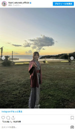 桜田ひよりの浴衣姿がかわいすぎる！　※「桜田ひより」インスタグラム