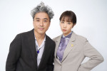 スペシャルドラマ『うちの弁護士はまたしても手がかかる』に出演する（左から）ムロツヨシ、木南晴夏
