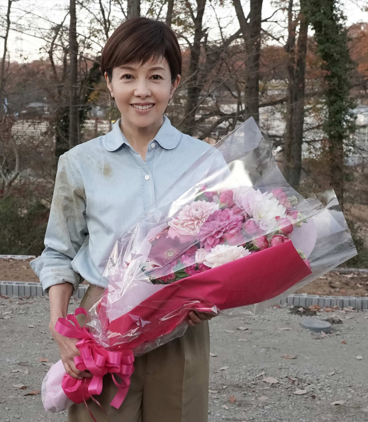 ドラマ『絶対零度～情報犯罪緊急捜査～』のクランクアップを迎えた沢口靖子