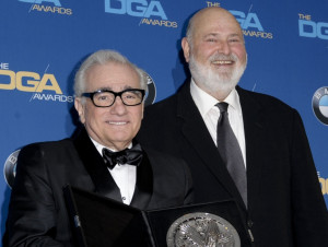 （左から）マーティン・スコセッシ監督とロブ・ライナー監督、第66回全米監督協会賞授賞式にて（2014年）