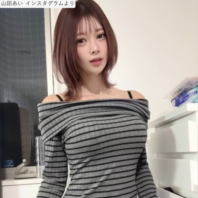 山田あい、ソロショット　※「山田あい」TikTok