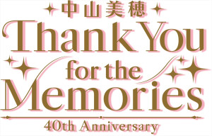 「中山美穂 40th Anniversary Thank You for the Memories」ロゴ
