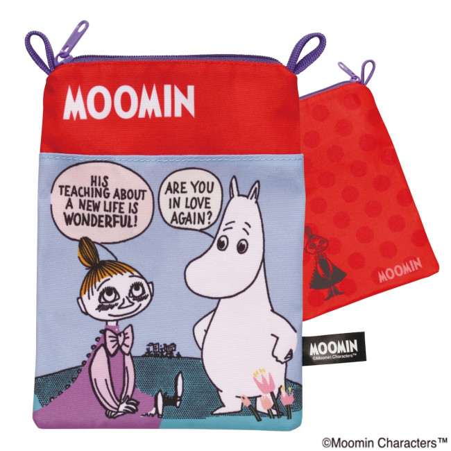 ムーミン「サコッシュにもなるポーチ」がカプセルトイに登場！　コミックスのアートをデザインした全6種