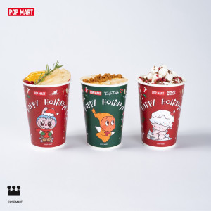 「ポップマート」日本初のドリンクカーが登場！　ラブブなど描かれたホットドリンク楽しめる