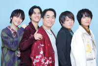 （左から）戸谷菊之介、武内駿輔、関智一、松岡禎丞、小林千晃