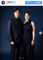 （写真左から）大谷翔平、真美子さん　※「MLB Japan」インスタグラム