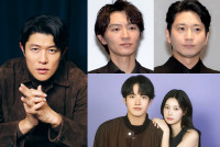 （左）鈴木亮平、（右上左から）細田善彦、向井理、（右下左から）赤楚衛二、カン・ヘウォン）