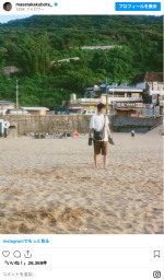 窪田正孝、細身ながら際立つ筋肉美　※「窪田正孝」インスタグラム