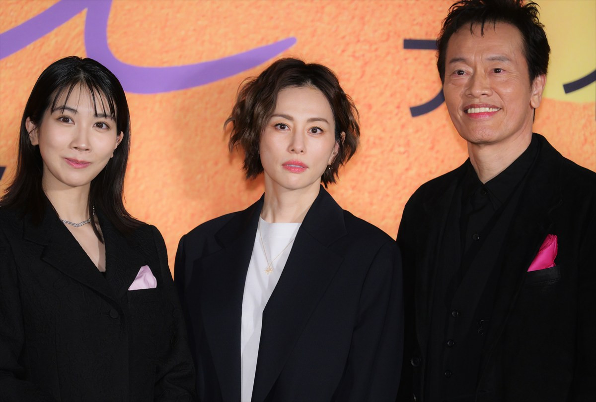 米倉涼子、『エンジェルフライトTHE MOVIE』イベントに登場　遠藤憲一の言葉に瞳を潤ませる