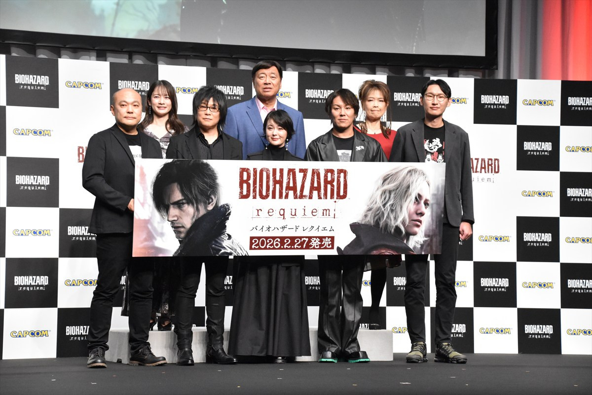 狩野英孝がゾンビとチェンソーを奪い合い「俺のだぞ！」　『バイオハザード レクイエム』完成披露発表会で絶叫