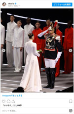 ヴィットリア・チェレッティ、ミラノ・コルティナ2026冬季オリンピック開会式に登場　※「ヴィットリア・チェレッティ」Instagram
