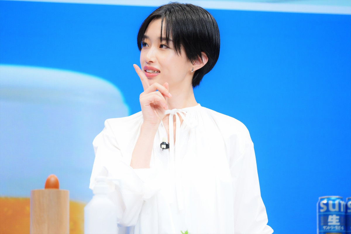 河合優実、酒類CM初出演に笑顔「ビールが大好き」　意外な一面も明かす「かなりポンコツです」