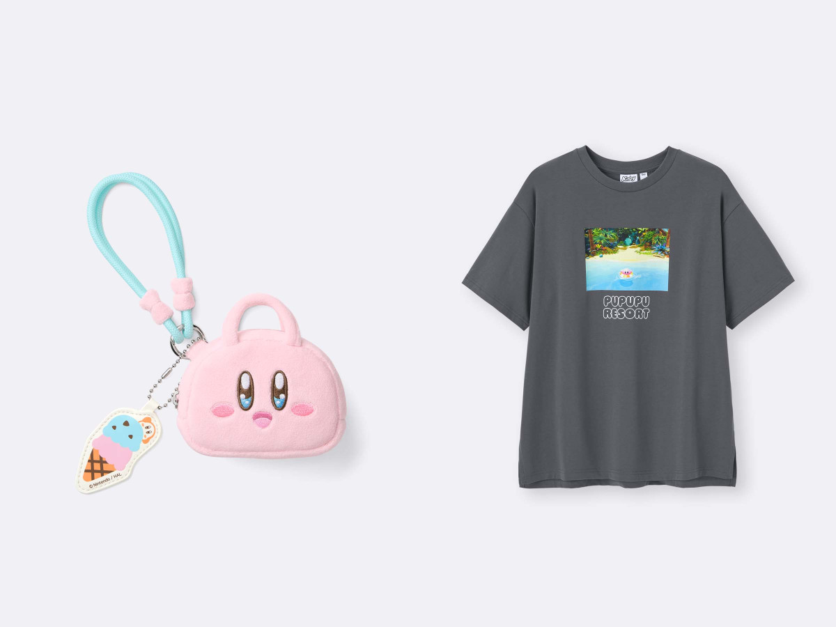 『星のカービィ』×「GU」コラボ！　リゾート気分のカービィたちをTシャツやパジャマにデザイン