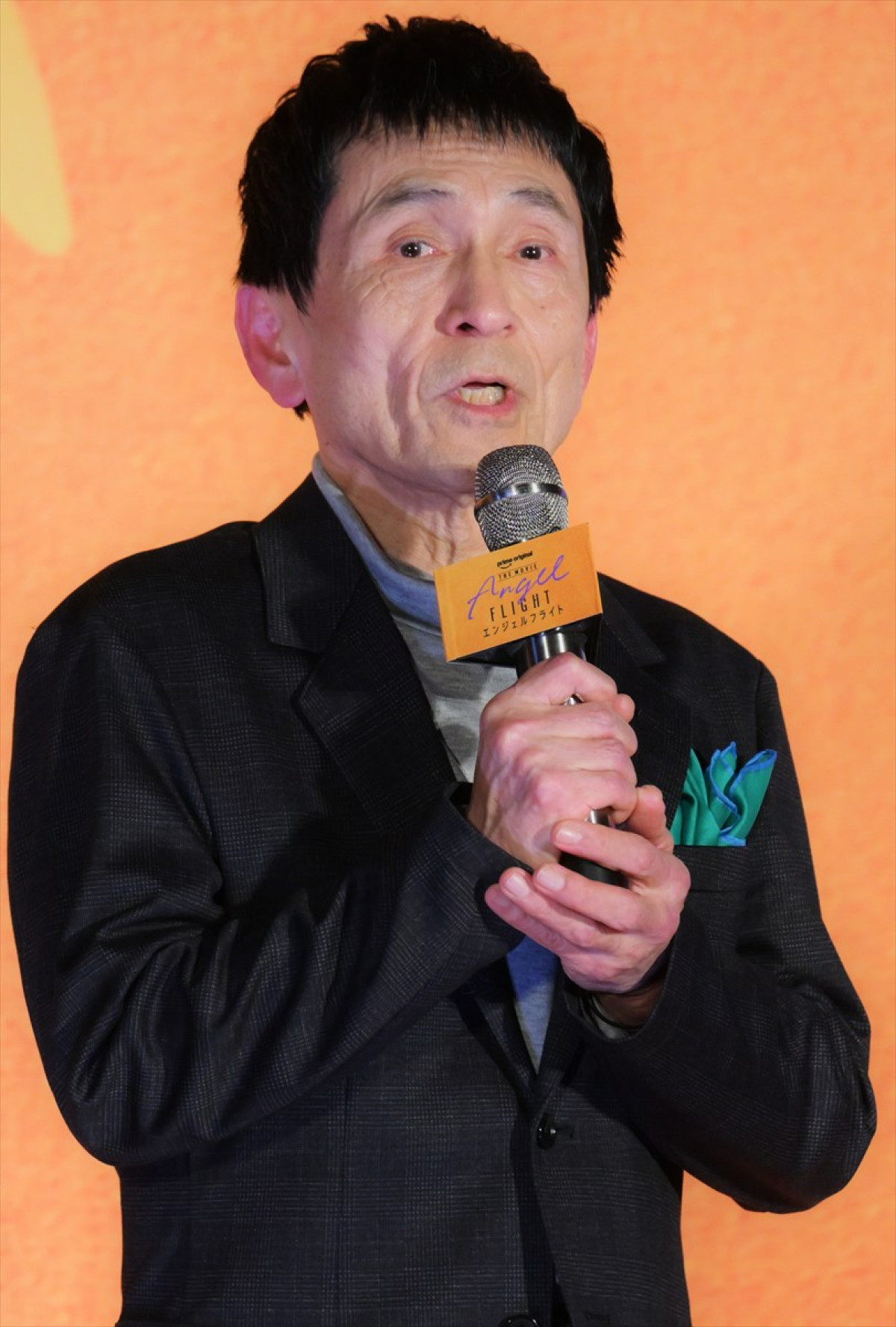 米倉涼子、『エンジェルフライトTHE MOVIE』イベントに登場　遠藤憲一の言葉に瞳を潤ませる