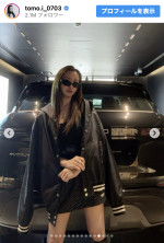 板野友美、自慢の愛車公開　※「板野友美」インスタグラム