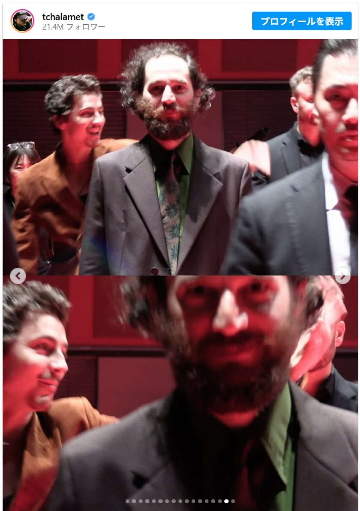 ティモシー・シャラメ、そばやアイスに舌鼓　来日オフショットを大量投稿！