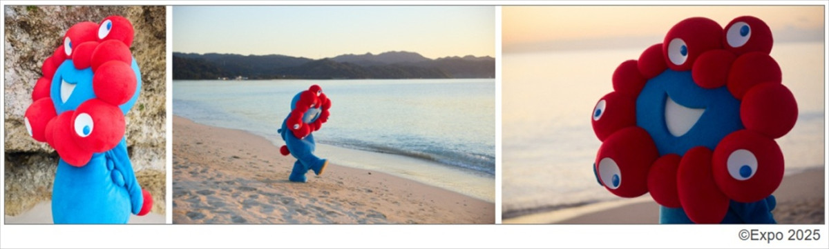 ミャクミャクの1st写真集4.13発売決定　沖縄の光と風のなかで新たな魅力が引き出される！