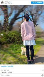 長男と長女の卒業を報告する堂真理子　※「堂真理子」Instagram