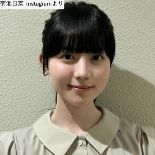 菊池日菜、ソロショット　※「菊池日菜」Instagram