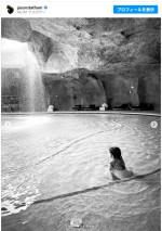 子どもたちとの豪華バカンス写真を公開　※「ジェイソン・ステイサム」Instagram