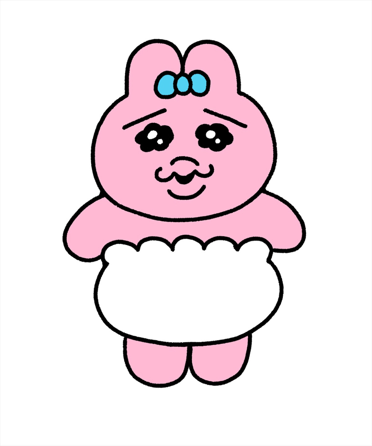 「おぱんちゅうさぎ」「んぽちゃむ」3Dアニメ化＆『ZIP！』で放送決定　ティザーPV解禁