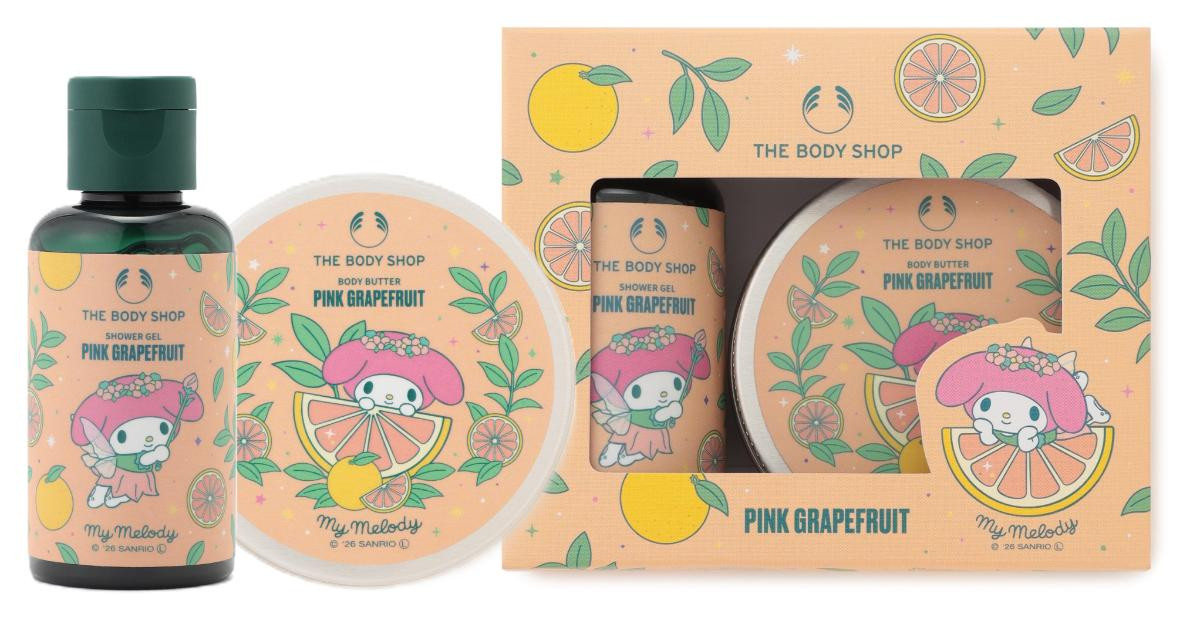 マイメロディ&クロミが“森の妖精”に! 「ザボディショップ」コラボ限定パッケージ登場へ