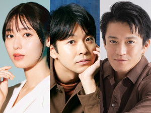 （左から）白石聖、仲野太賀、小栗旬