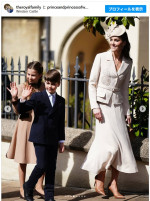 英王室の春の恒例行事、イースター礼拝に王室メンバーが集結　※「プリンス＆プリンセス・オブ・ウェールズ」インスタグラム