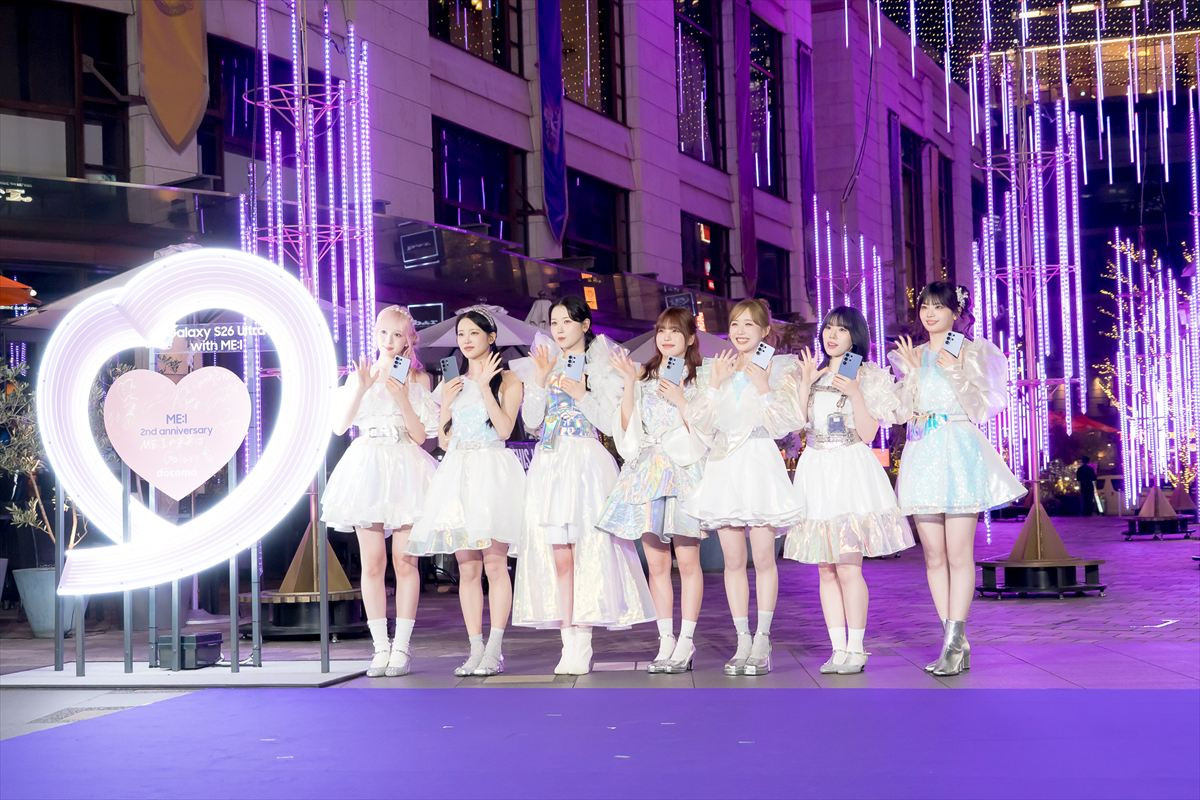 ME：I、光り輝くギャラクシーファッションで赤坂に登場　3年目への意気込み語る「初心を忘れずに」