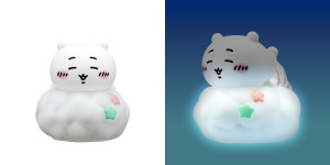 『ちいかわ』新作カプセルトイ登場！　雲の上ですやすや眠る癒しのライト全3種