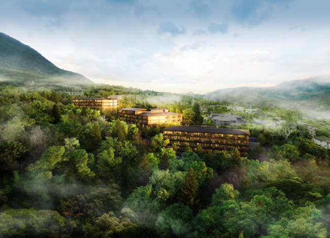 箱根初のヒルトン「LXRホテルズ＆リゾーツ」2028年夏に開業！　露天風呂付き客室など展開